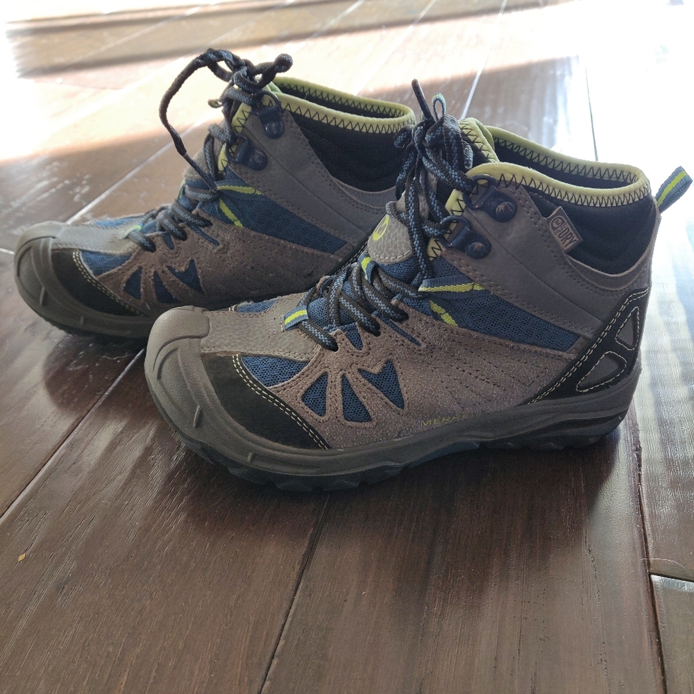 Boys Merrell hiking boots
